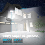 Olafus 130W Flood Lights Outdoor, 13000LM Super Bright LED Flood Light - Image 2