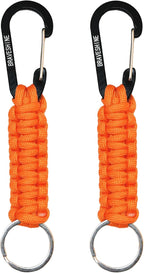 BRAVESHINE Paracord Keychain Carabiner Clip, D Ring Lanyard Hanger Stroller Hook by BRAVESHINE