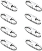 zelin Anti Theft Zipper Clips Double Opening Small Carabiner Clips, Commuting by zelin