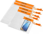 HEETA 5-Pack Clear Waterproof Dry Bag Pouch, Water Tight Cases Dry Bags by HEETA