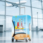 ANNA QUEEN Worldwide Travel Airplane Luggage Cover, Stretchable Suitcase - Image 9