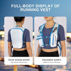 INOXTO Running Hydration Vest Backpack, Lightweight Insulated Pack - Image 5