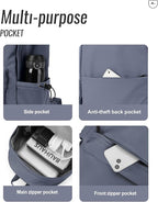 BJLFS School Bag Backpack for Women Kids Teens Girls, Small Bookbag College - Image 6