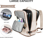 coowoz Large Travel Backpack For Women Men, Carry On Backpack Flight Approved - Image 5