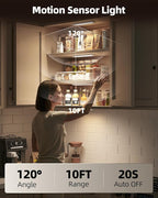 6Pack 7.8inch Under Cabinet Lighting, Rechargeable Motion Sensor Light Wireless - Image 2
