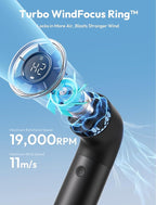 Aecooly Portable Handheld Fan, Powerful Turbo Mini Fan, 19000 RPM High Speed - Image 3