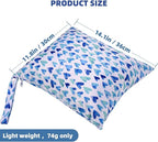 2pcs Cloth Diaper Wet Dry Bags Waterproof Reusable - Image 4
