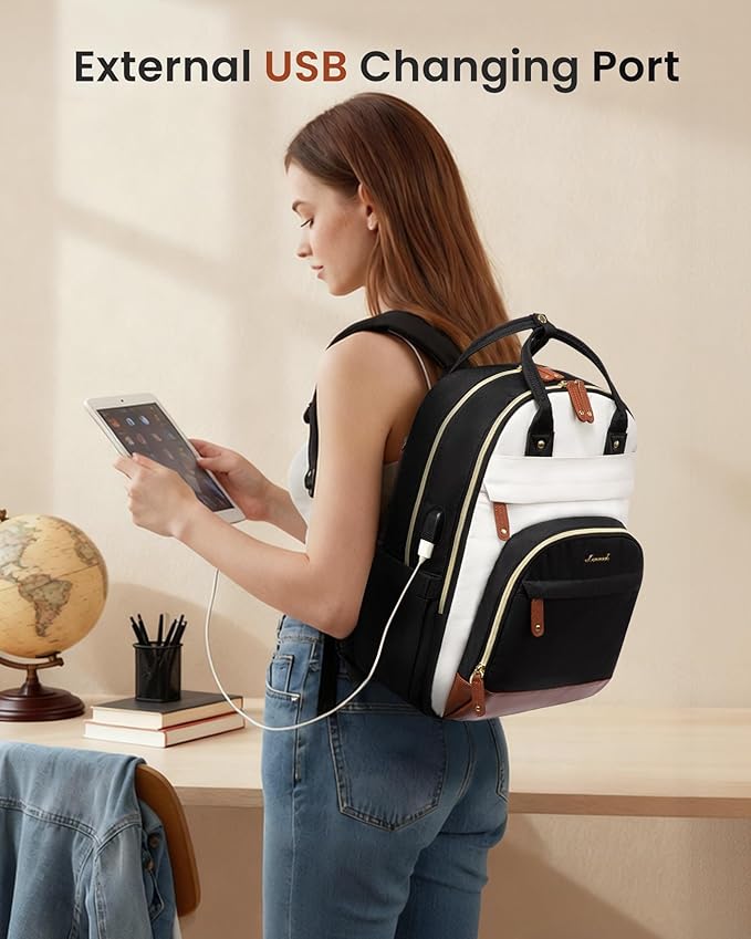 LOVEVOOK Backpack for Women, Laptop Backpack Women, Fit 15.6 Inch Laptop Bag - Image 2