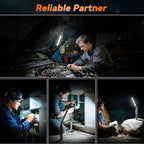 2Pack Magnetic Work Light, All Aluminum & 1500 High Lumens Rechargeable LED - Image 6