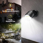 Rechargeable Battery Operated Motion Sensor Light, 4000mAh Battery Powered - Image 2