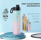 Sports Water Bottle 22oz, Insulated Water Bottle - Image 3