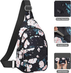 Tuwubi Crossbody Bags for Women, Sling Bag for Men, Small Hiking Backpack Anti - Image 5