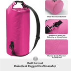 STOVER 5/10/25/30/40/55L Waterproof Dry Bag- Roll-Top Backpack w/Phone Case- - Image 3