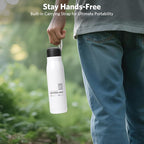 Water Bottle with Portable Lid Metal Vacuum Insulated Stainless Steel | - Image 5
