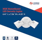 Lithonia Lighting HomeGuard 2-Light LED Outdoor Flood Lights, Wall or Ceiling - Image 5