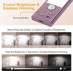 Gritin 10.2inch Under Cabinet Lighting Rechargeable 2 Pack- 3 Color Temps&5 - Image 5