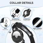 Breakaway AirTag Cat Collar, Reflective Cat Tracker Collar - Image 5