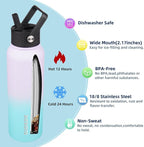 BJPKPK 2 Pack Insulated Water Bottles - Image 2