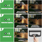 Clip On Solar Motion Sensor Light Outdoor, 600LM 3 Modes IP65 Waterproof - Image 8