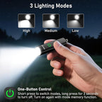 Blukar Rechargeable EDC Flashlight, 360L Mini Keychain Flash Light - Image 4