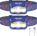 LHKNL Headlamp Rechargeable, Lumen Super Bright Motion Sensor Head Lamp - Image 8