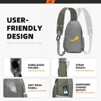 SKYSPER Sling Bag RFID Crossbody Sling Backpack Cross Body Shoulder Bag Travel - Image 4