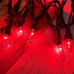 HISHINY Christmas Lights 100 Count Red Christmas Tree String Lights - Image 7