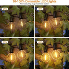 GPATIO Outdoor String Lights, 25FT G40 Bulbs Shatterproof Patio Lights - Image 3