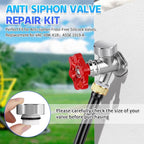 Boltigen Outdoor Faucet Repair Kit, Brass Chromed Vacuum Breaker Outside Faucet - Image 8