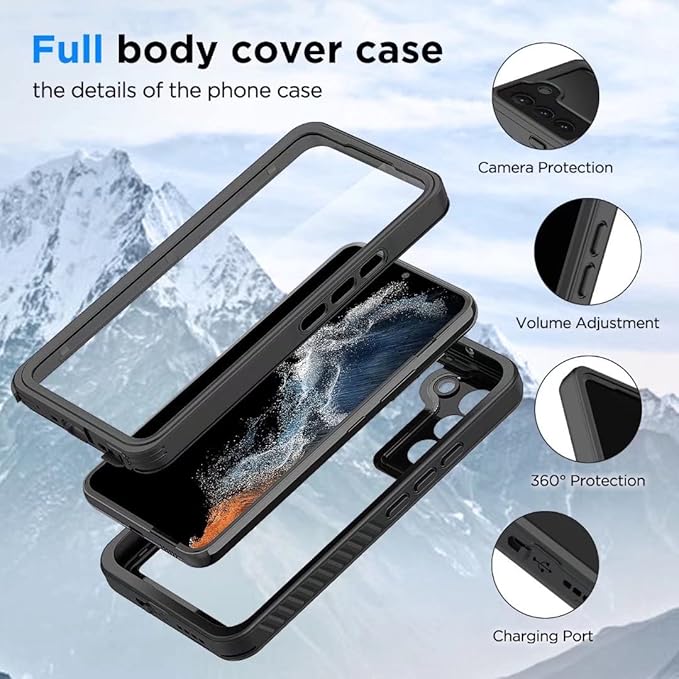 Lanenas for Samsung Galaxy S22 Case, Waterproof Case - Image 2