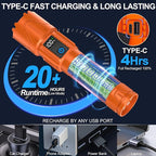 Rechargeable Tactical Flashlights 2000 High Lumens - 5000mAh Super Bright LED - Image 5