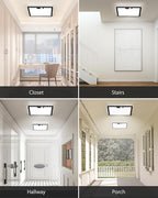 Annaror 12in Motion Sensor Ceiling Light Wired, 3000K 4000K 5000K Selectable - Image 7