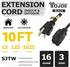 YOJOE Indoor Outdoor Extension Cord, 3 Prong 13A Weatherproof Power Cord - Image 2