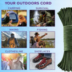 TECEUM Reflective Paracord Rope 1000 – 1000ft/200ft/100ft/50ft – 40+ Colors – - Image 4