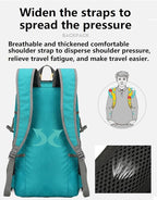 levayhill Hiking Backpack Daypack Lightweight Packable Travel Outdoor Camping - Image 4