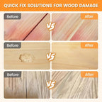 Wood Filler, Wood Repair Kit, 16 Ounce Paintable & Stainable Wood Putty Filler - Image 4