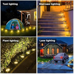 Solar Powered Ground lights 12 Pack, Waterproof LED Solar Lights Outdoor Solar - Image 8