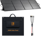 200 Watt Solar Panel IP68 Waterproof ETFE Coating Portable 24V MC4 Output by Mesuvida