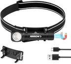 Arrow 1000 Lumens LED Headlamp Rechargeable, 90° Rotatable Head Lamp by ArrowToolGroup