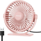 TriPole USB Desk Fan Mini Portable Personal Fan, 3 Speeds Adjustable Strong by TriPole