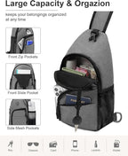 Pritent Crossbody Bags for Women Man Waterproof Sling Bag Backpack Trendy - Image 3