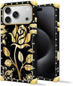 for iPhone 17 Pro Case Luxury Golden Decoration - Image 2