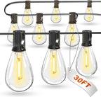 luckystyle 30FT LED Outdoor String Lights by luckystyle