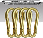 AUTMATCH Carabiner Clips, 4 Pack - Image 2