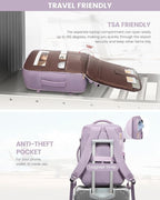 LOVEVOOK Large Travel Backpack for Women, TSA Carry on Backpack for Airplanes - Image 4
