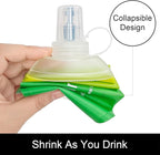 WILDREEDS 500ml Soft Flask, TPU Collapsible Soft Water Bottle - Image 3