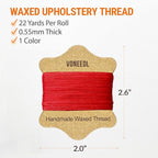 VONEEDL Upholstery Repair Kit: Waxed Sewing Thread & Heavy Duty Needles - Image 3