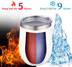 12oz/4 Pack Wine Tumbler Glasses - Image 2