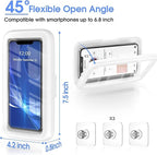 LC-dolida Shower Phone Holder Waterproof, 480° Rotatable Adjustable Bathroom - Image 5