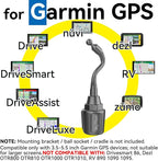 SkyTitanfor Garmin GPS Car Mount Cup Holder Replacement 17mm Ball Mount - Image 3